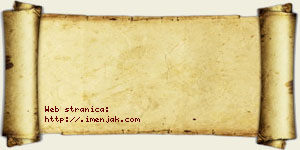 Isidora Pljakić vizit kartica